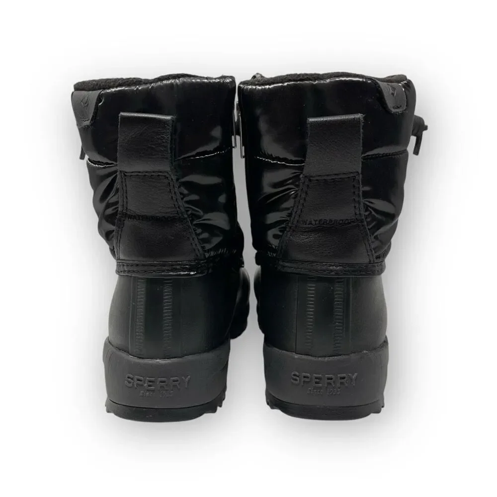 Sperry Maritime Repel Nylon Boot Black Women’s Size 7.5